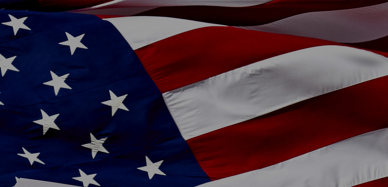 American flag displayed for I-9 Compliance