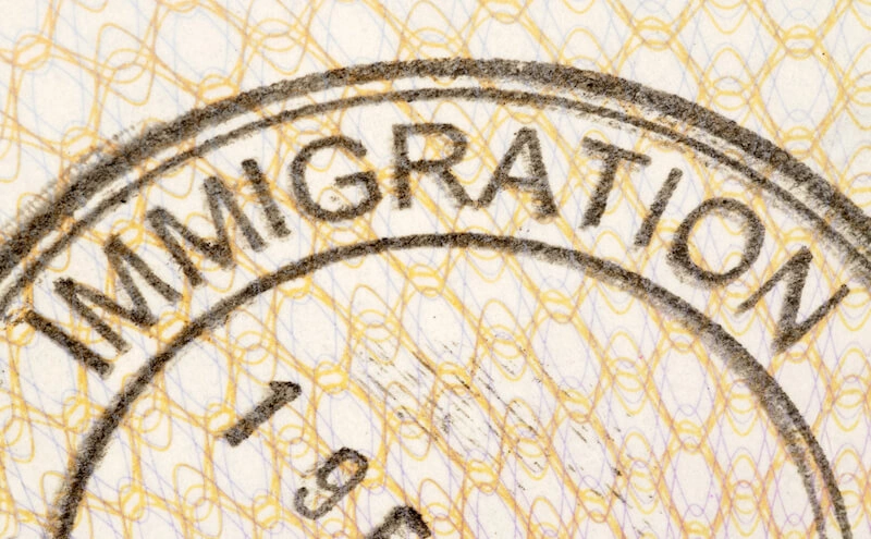 An immigration stamp representing petitions filed for the H-1B master’s cap